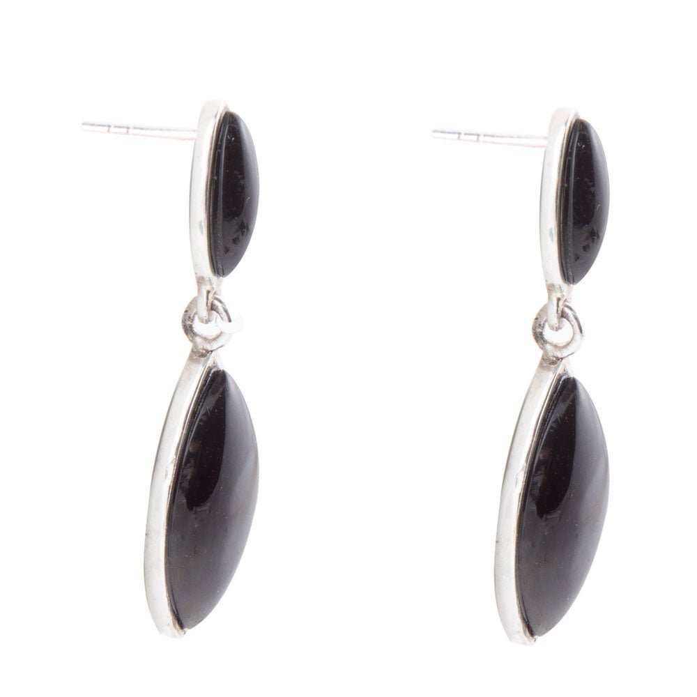 Champion Onyx and Sterling Silver Earrings - Barse Jewelry - Flyclothing LLC