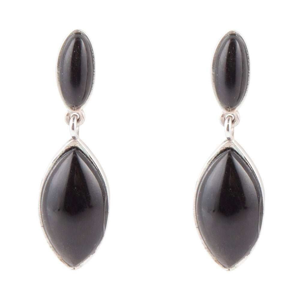 Champion Onyx and Sterling Silver Earrings - Barse Jewelry - Flyclothing LLC