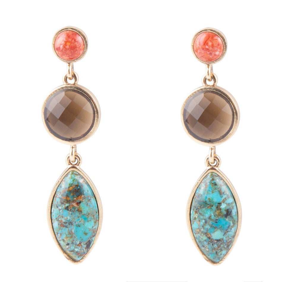 Champion Triple Drop Earrings - Barse Jewelry - Flyclothing LLC