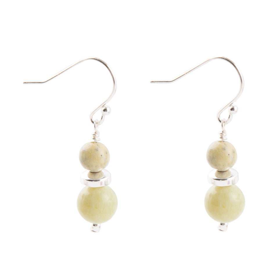 Chartruese Lemon Jade Drop Earrings - Barse Jewelry - Flyclothing LLC