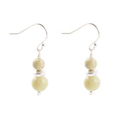 Chartruese Lemon Jade Drop Earrings - Barse Jewelry - Flyclothing LLC