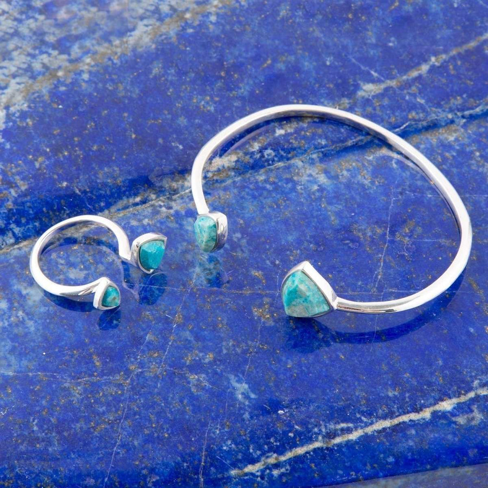 Chrysocolla Open Cuff Bracelet - Barse Jewelry - Flyclothing LLC