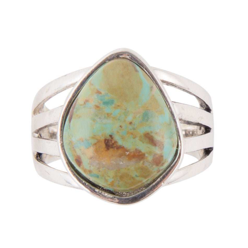 Classy Sterling Silver Blue Turquoise Ring - Barse Jewelry - Flyclothing LLC