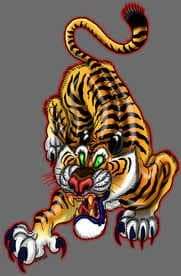 Black Market Art Company Claude Tiger Print - Black Market Art Company - Flyclothing LLC