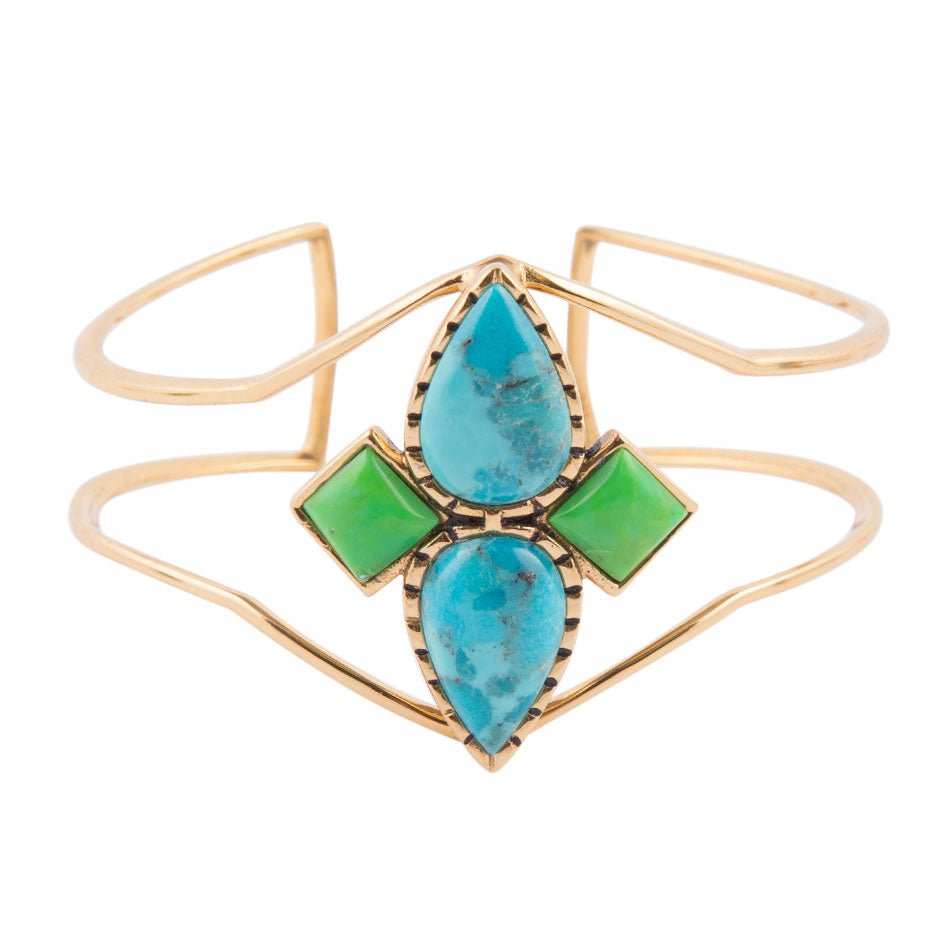 Colors of Turquoise Cuff Bracelet - Barse Jewelry - Flyclothing LLC