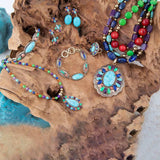 Concho Colorful Golden Link Bracelet - Barse Jewelry - Flyclothing LLC