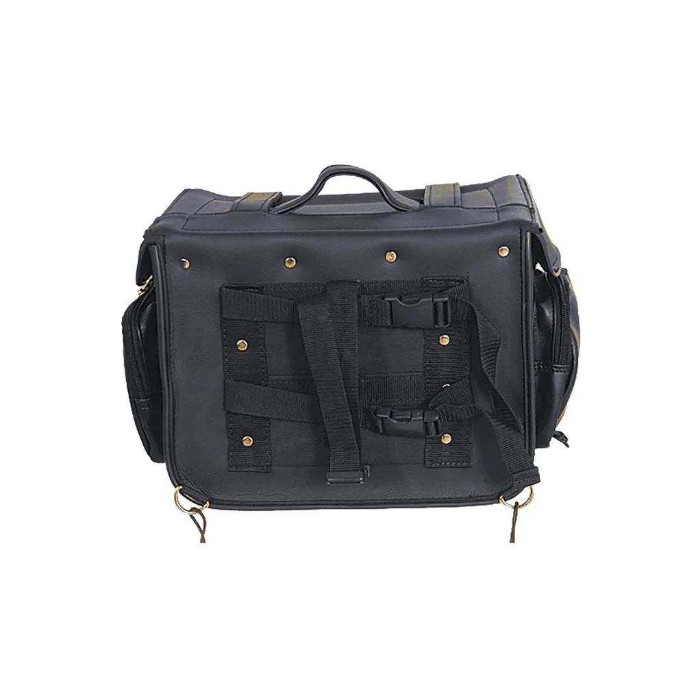 Black 2 Strips - PVC Cooler Bag - Unik Just for Bikers - Flyclothing LLC
