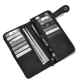 Black Bifold Biker Chain Wallet - Unik Just for Bikers - Flyclothing LLC