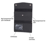 Black Biker Chain Wallet - Unik Just for Bikers - Flyclothing LLC