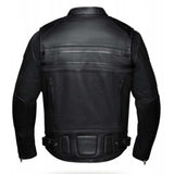 Grizzly - Mens Ultra Leather Jacket - Unik Just for Bikers - Flyclothing LLC
