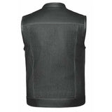 Hybrid white - Mens Hybrid Club Vest - Unik Just for Bikers - Flyclothing LLC