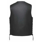 Mojave - Mens Ultra Leather Vest - Unik Just for Bikers - Flyclothing LLC