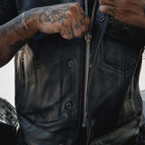 Steelhorse - Mens SOA Style Club Vest - Unik Just for Bikers - Flyclothing LLC