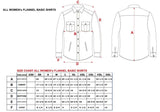 TW255.01 - Ladies Black and Red Flannel Shirt - Unik Just for Bikers - Flyclothing LLC