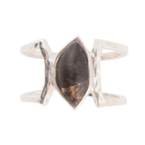 Cooling Trend Black Shungite Matrix and Sterling Silver Ring - Barse Jewelry - Flyclothing LLC