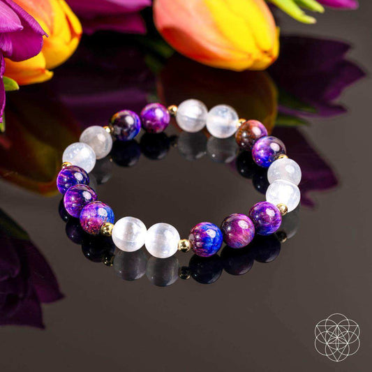 Cosmic Energy Amplifier - Galaxy Tiger’s Eye Bracelet - Conscious Items - Flyclothing LLC