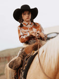 Girl's Cowboygirl Rust Big Plaid Granddaddy Western Snap Shirt - Ely Cattleman - Flyclothing LLC