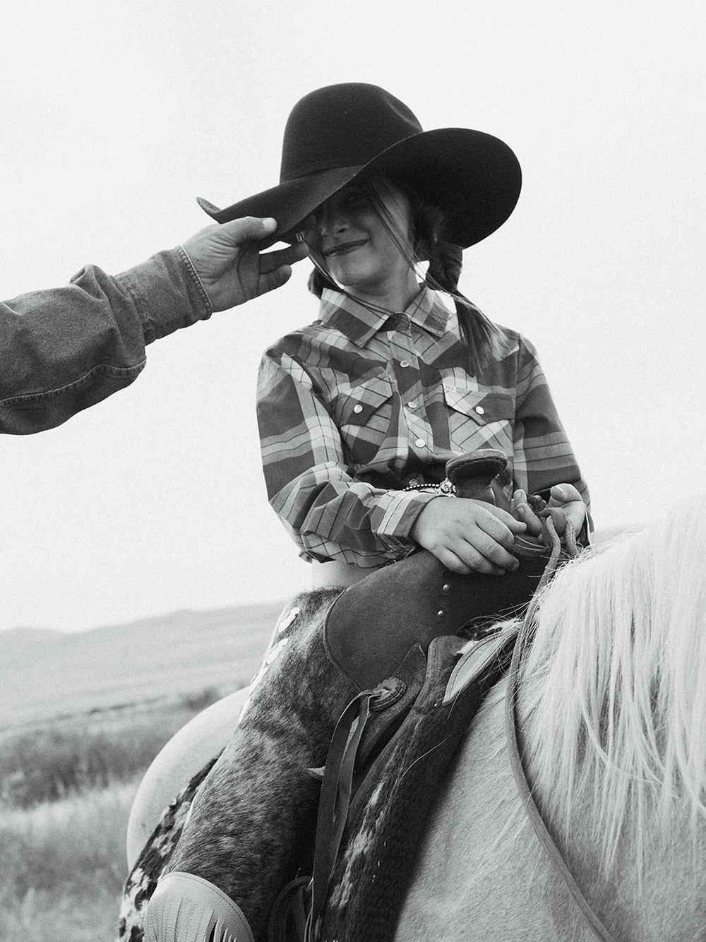 Girl's Cowboygirl Rust Big Plaid Granddaddy Western Snap Shirt - Ely Cattleman - Flyclothing LLC