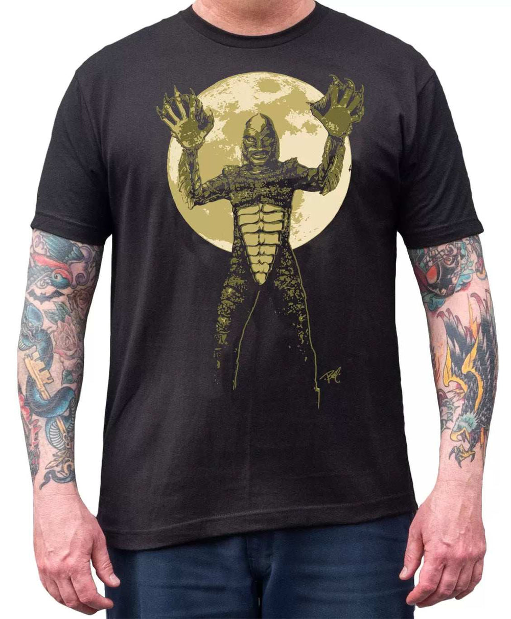 Black Market Art Company The Creature Men's T-Shirt - Black Market Art Company - Flyclothing LLC