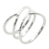 Criss Cross Sterling Silver Ring - Barse Jewelry - Flyclothing LLC
