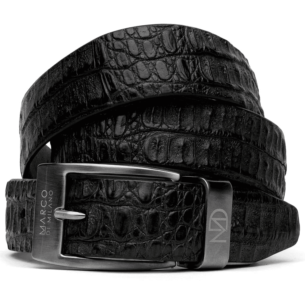 Riccardo Belt Black - Marco Di Milano - Flyclothing LLC