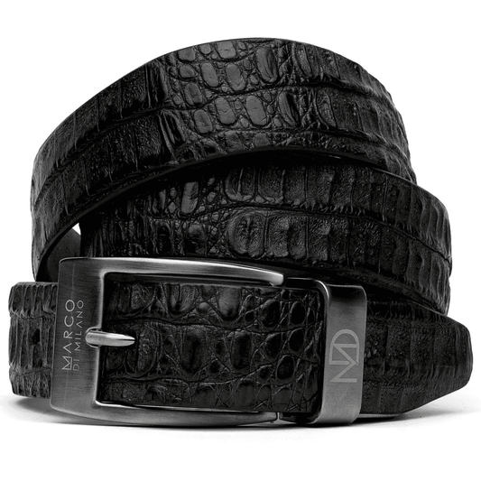 Riccardo Belt Black - Marco Di Milano - Flyclothing LLC
