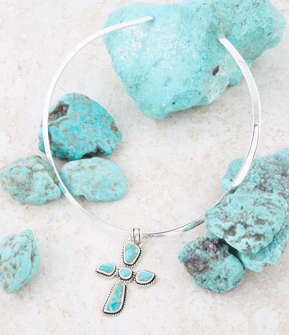 Cross Pendant and Sterling Silver Necklace - Barse Jewelry - Flyclothing LLC