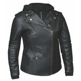 Cher - Ladies 3-in-1 Leather Jacket - Unik Just for Bikers - Flyclothing LLC