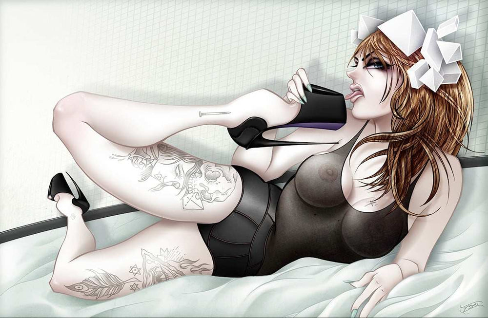 Black Market Art Company Crown Print - Black Market Art Company - Flyclothing LLC