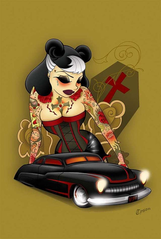 Black Market Art Company Cry Print - Black Market Art Company - Flyclothing LLC