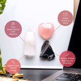 Crystal Guardian Magnets - Trio of Peace & Protection - Conscious Items - Flyclothing LLC