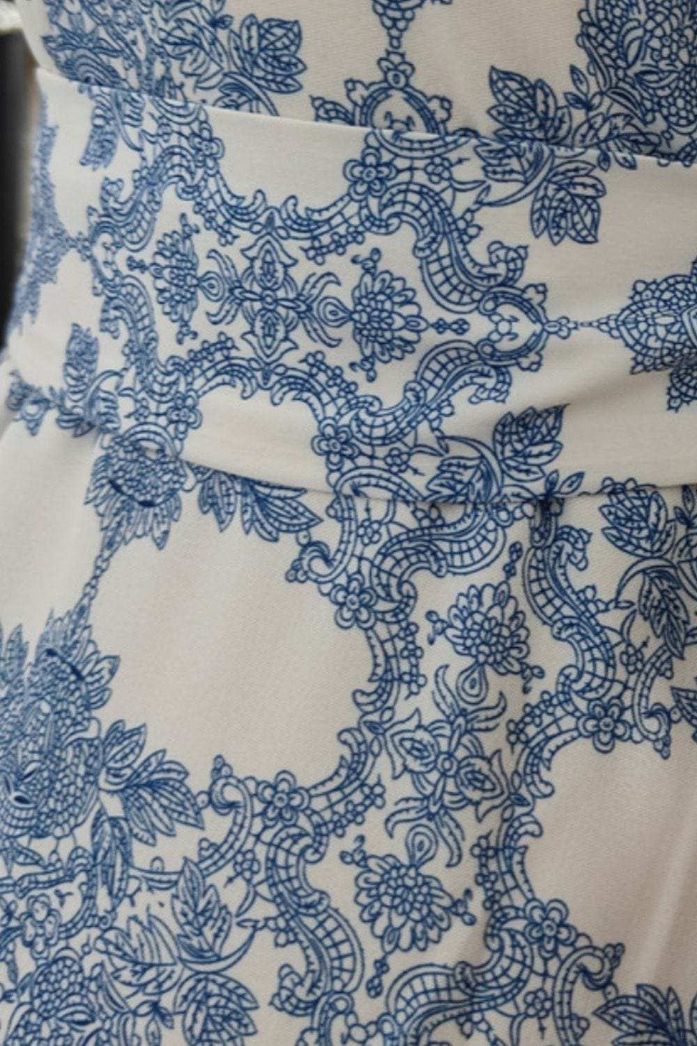 Printed Tied Maxi Cami Dress - Trendsi - Flyclothing LLC