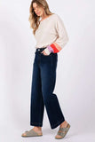 SAGE + FIG High Waist Wide Leg Jeans - Trendsi - Flyclothing LLC