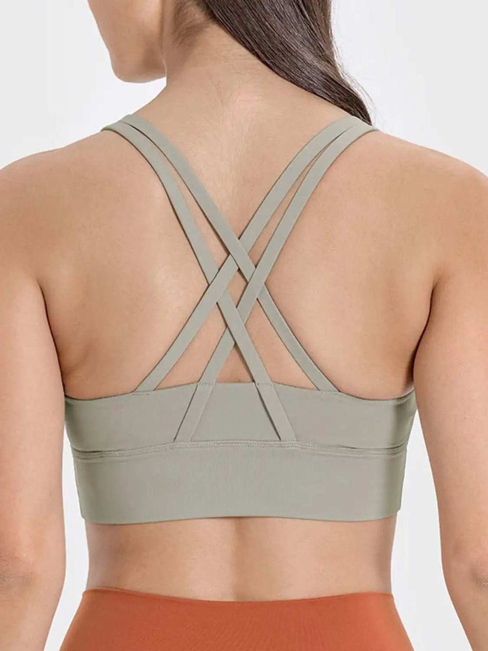 Crisscross Scoop Neck Active Tank - Trendsi - Flyclothing LLC