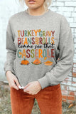 Letter Graphic Round Neck Long Sleeve Sweatshirt - Trendsi - Flyclothing LLC