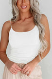 Ribbed Scoop Neck Cami - Trendsi - Flyclothing LLC