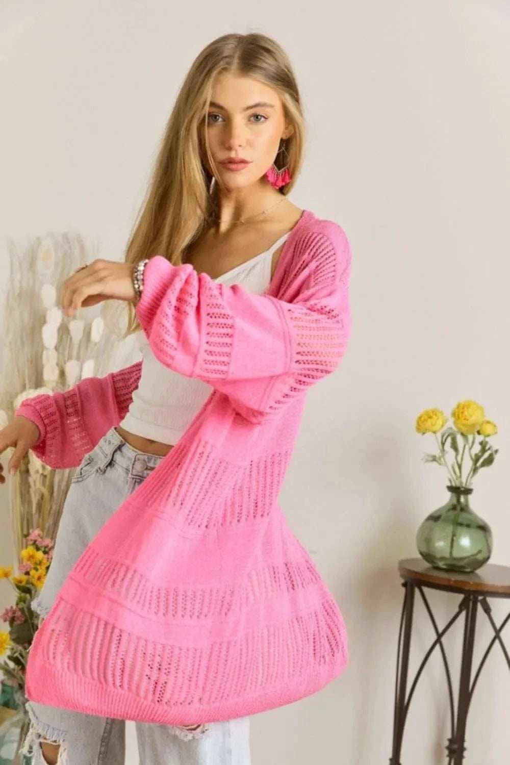 ADORA Lightweight Sweater Knit Cardigan - Trendsi - Flyclothing LLC