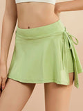 High Waist Active Skort with Pockets - Trendsi - Flyclothing LLC