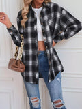 Casual Plaid Button Up Shirt - Trendsi - Flyclothing LLC