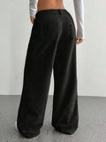 Wide Leg Pants with Pockets - Trendsi - Flyclothing LLC