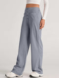 High Waist Wide Leg Pants - Trendsi - Flyclothing LLC