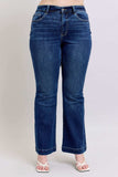 Judy Blue Full Size High Rise Flare Jeans with Pockets Plus Size - Trendsi - Flyclothing LLC
