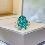 5 Carat Moissanite 925 Sterling Silver Ring - Trendsi - Flyclothing LLC