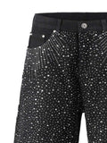 Men's Rhinestone Shorts with Pockets - Trendsi - Flyclothing LLC