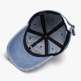 Letter Adjustable Cotton Baseball Cap - Trendsi - Flyclothing LLC