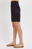 RISEN High Rise Pleated Front Shorts - Trendsi - Flyclothing LLC