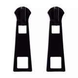 Colorful Zipper Drop Earrings - Trendsi - Flyclothing LLC