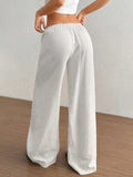 Wide Leg Drawstring Casual Pants - Trendsi - Flyclothing LLC