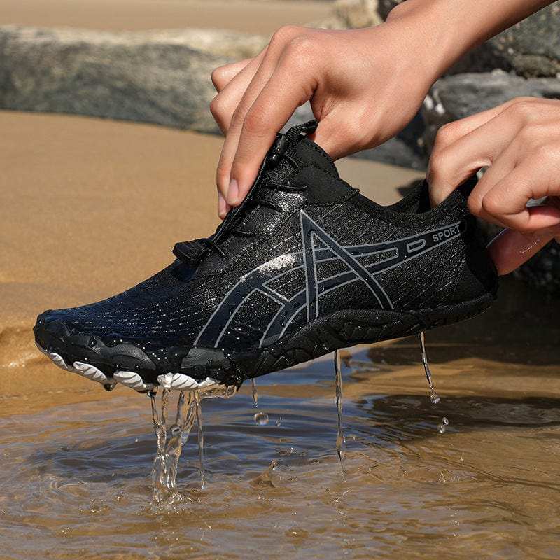 Elastic Lock Laces Mesh Breathable Hike Footwear - Trendsi - Flyclothing LLC