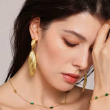 Stainless Steel Dangle Earrings - Trendsi - Flyclothing LLC